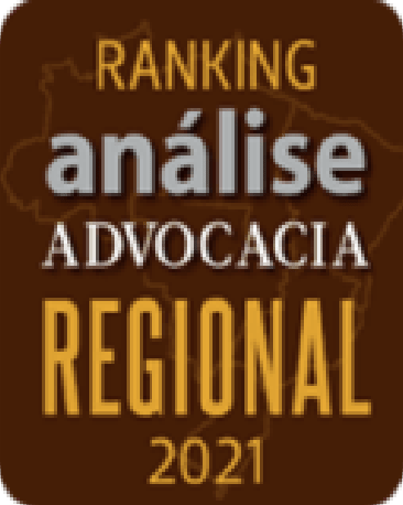 Selo ranking análise advocacia regional 2021